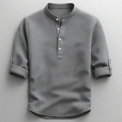 Jarvis - Texturované henley tričko