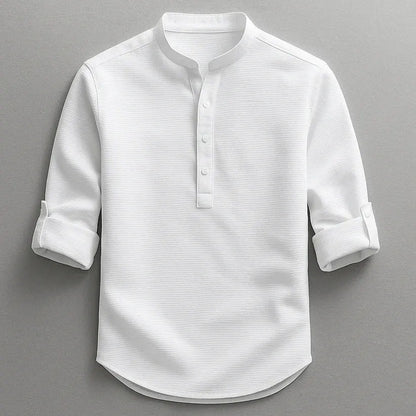 Jarvis - Texturované henley tričko