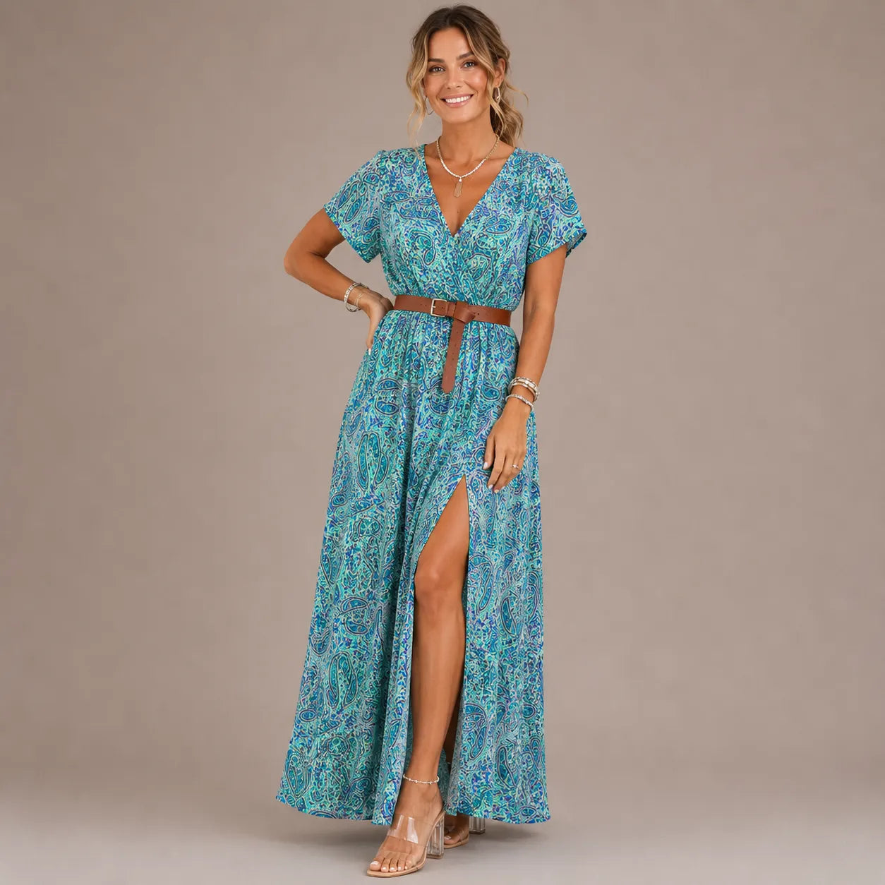 Helisara - vzdušné boho maxi šaty