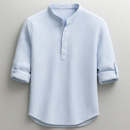 Jarvis - Texturované henley tričko